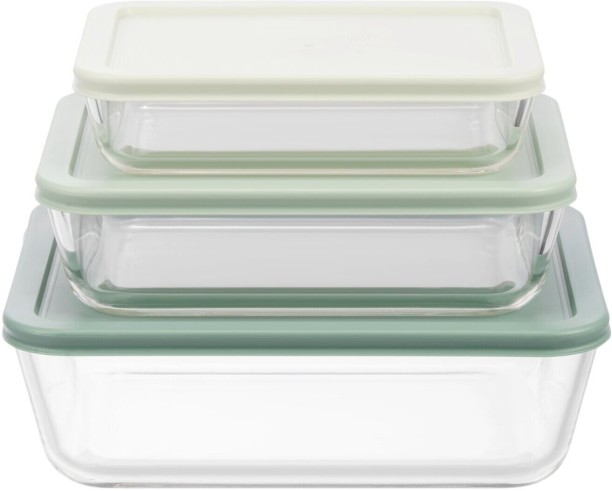 Hometrendz Glass Fridge Container  - 950 ml