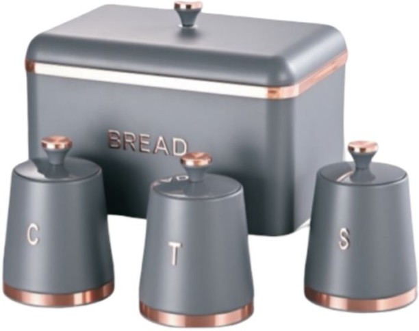 Minhaj Homeware Stainless Steel Bread Container  - 5 l