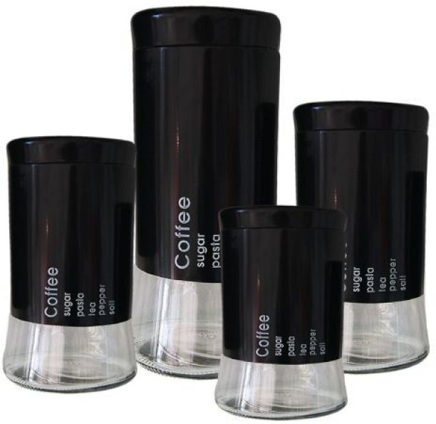 Glass Tea Coffee & Sugar Container  - 1 ml