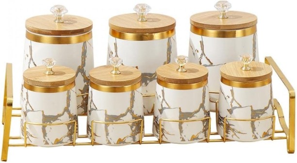 Generic Ceramic Tea & Coffee Container Ceramic Tea Coffee & Sugar Container  - 650 ml