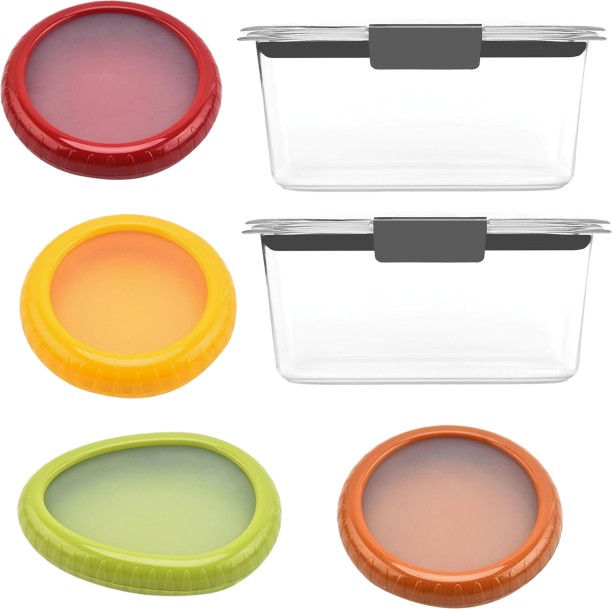 shopnmore Silicone, Plastic Fridge Container  - 1.1 l