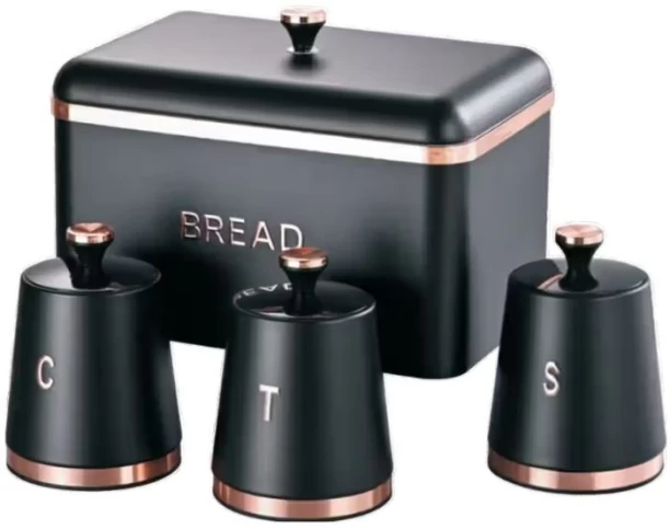 Minhaj Homeware Stainless Steel Bread Container  - 5 l