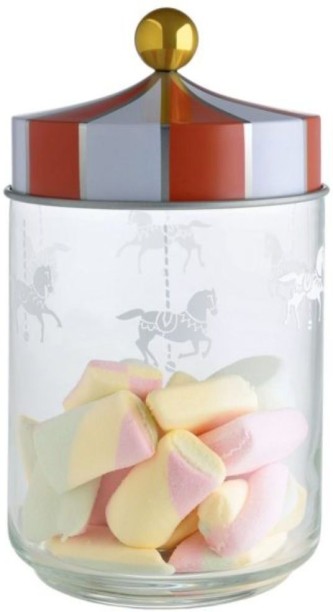 Alessi Glass Cookie Jar  - 1000 ml