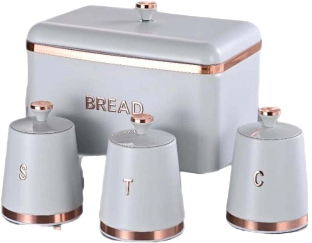 Bread Bin Steel Design Steel Bread Container  - 0 ml