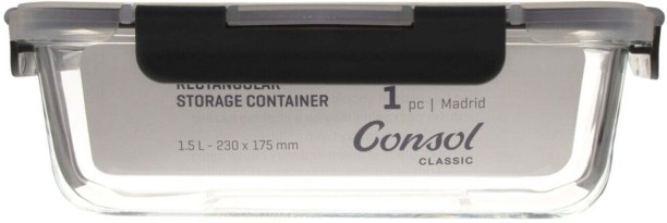 Consol Glass Grocery Container  - 1.5 l