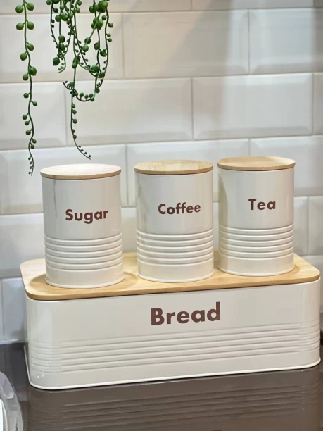 Minhaj Homeware Stainless Steel Bread Container  - 5 l