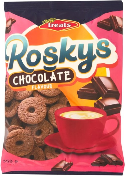 Tasty Treats Roskys Chocolate Flavour Chocolate Biscuit