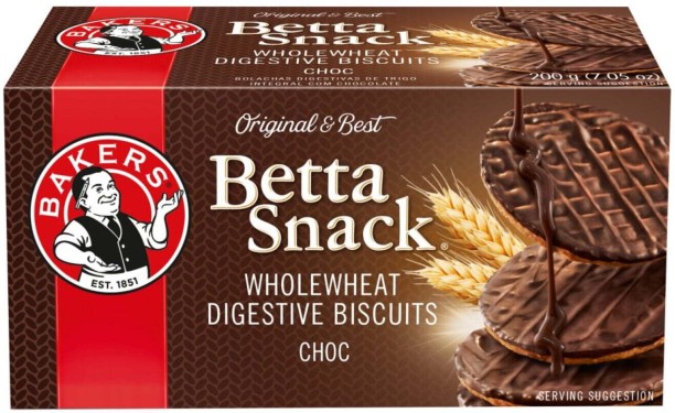 Bakers Betta Snack Whole Wheat Biscuits Cream Filled Biscuit