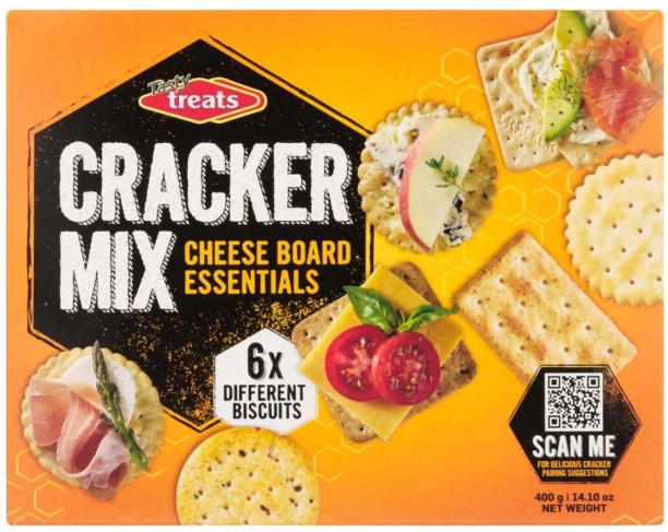Tasty Treats Cracker Mix Cheese Board Assorted Biscuit