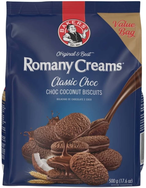 Bakers Classic Choc Biscuits Cream Filled Biscuit