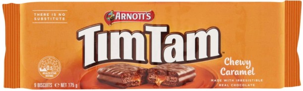 Arnotts Tim Tam Chewy Caramel Cream Sandwich Biscuit