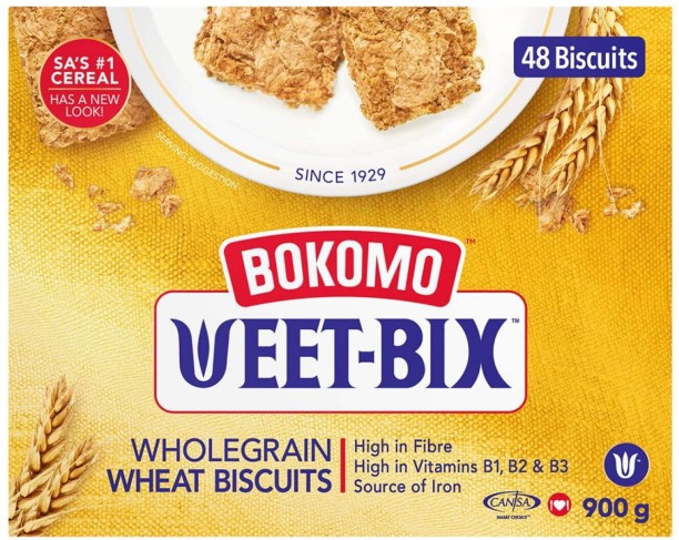Bokomo Weet-Bix Wholegrain Wheat High Fiber Biscuit