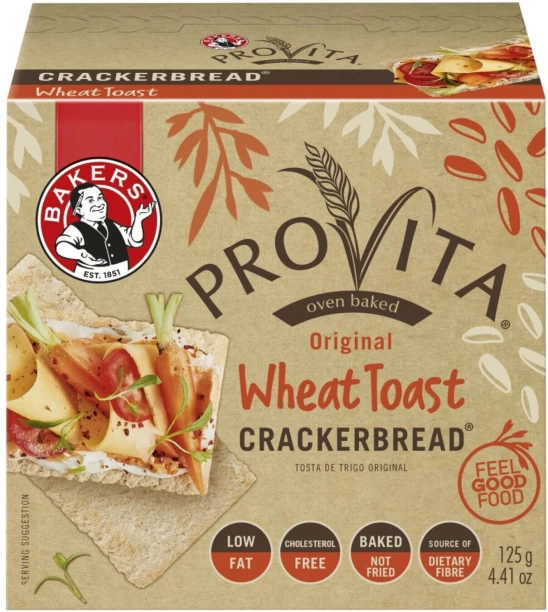 Bakers Provita Original Wheat Toast Cracker Bread Bakery Biscuit