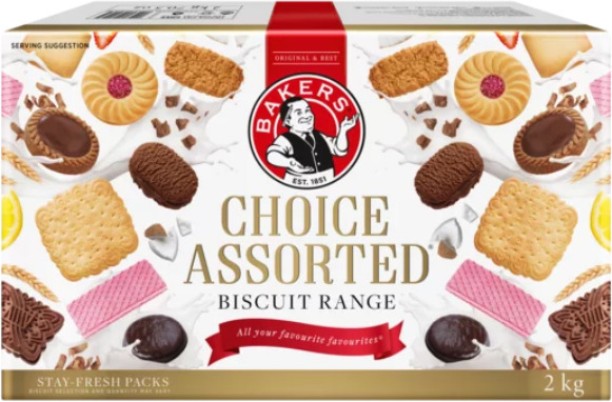 Choice Assotered Mixed Bakers Biscuits 2, KG Assorted Biscuit