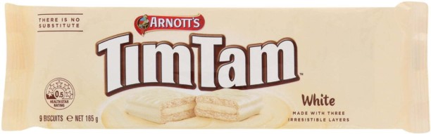 Arnotts Tim Tam White Chocolate Cream Sandwich Biscuit