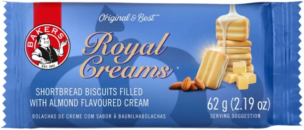 Bakers Royal Creams Original Cream Sandwich Biscuit