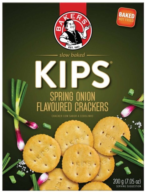 Bakers Kips Sprind Onion Flavoured Salted Biscuit