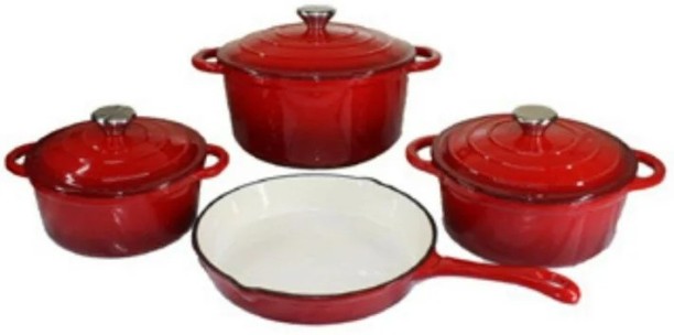FH FOH952 Non-Stick Coated Cast Iron Cookware Set