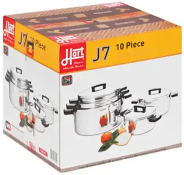 HART J7 Non-Stick Coated Stainless Steel Cookware Set