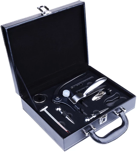 ALANES dg4545 Black Stainless Steel Waiters Corkscrew