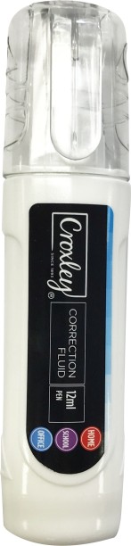 Croxley Correction Pen Metal/Tip 12ml Display box of 12 1 mm Correction Pen