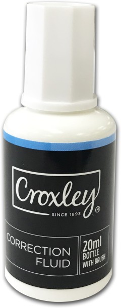 Croxley CROXLEY Correction Fluid - 20ml (Box of 12) 5 mm Correction Fluid Bottle
