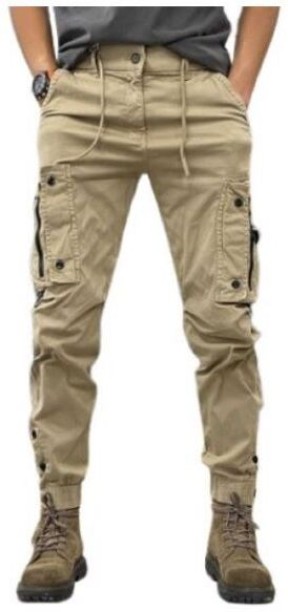 MAKTKL Mens Casual Cargo Pants Costume Wear