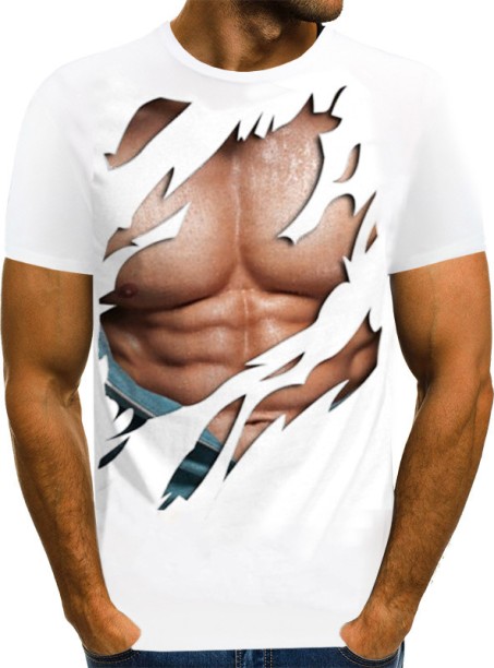 Math3DSpace Muscular Chest Costume Wear