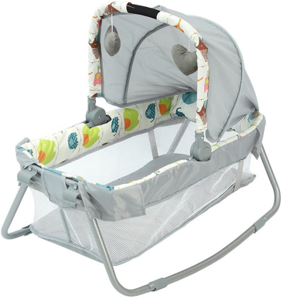 Just Simplified Toimoys Baby Sleeping Crib with Mosquito Net Cot