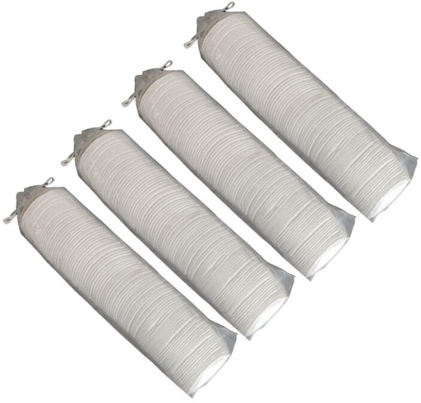 Aurora Products Cotton Rounds Hypoallergenic (4 x 100 Piece) - Ultra-Soft & Multi-Purpose Cotton Pads For Women
