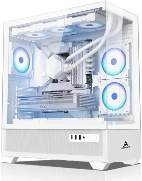 Twolikealot White Fantasy A7 Mirage Sea View Room Chassis Mini 0 (0 MB RAM/0 Graphics/Windows 10 (64-bit)) Gaming Tower