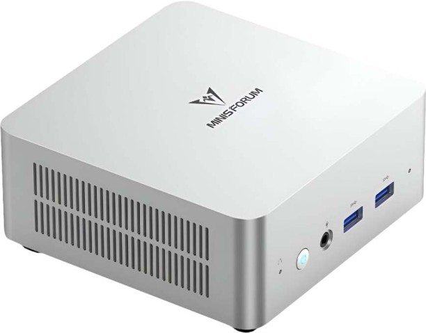 MinisForum VENUS Celeron N100 4GB Windows 11 Home Mini PC Intel® N100 Processor, 4 Cores/4 Threads (6M Cache, up to 3.40 GHz (4 MB RAM/Intel® UHD Graphics Graphics/128 GB Hard Disk/Windows 11 Home (64-bit)/1 GB Graphics Memory) Mini Tower
