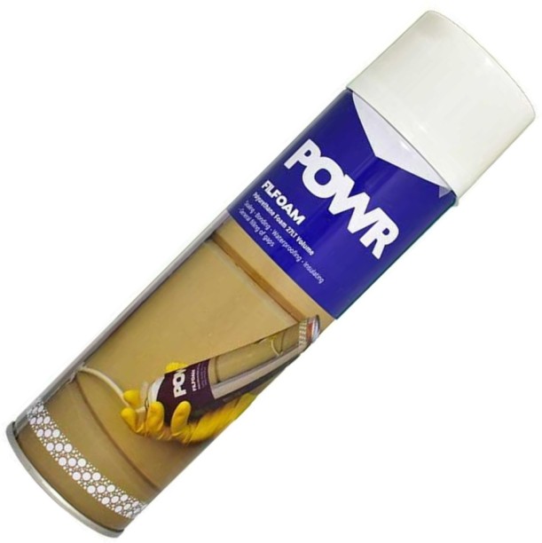 POWR Polyurethane Foam Filler (filfoam) Exterior Liquid Crack Filler