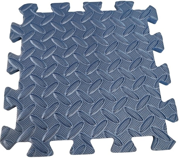 Umlozi Eva Foam Coloured Mat 6 Piece - 25cm x 25cm - Navy Blue Plain Crib Toy and Play Gym