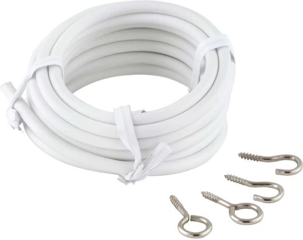 Rufflette White Cord Pull (10 cm x 3 cm)