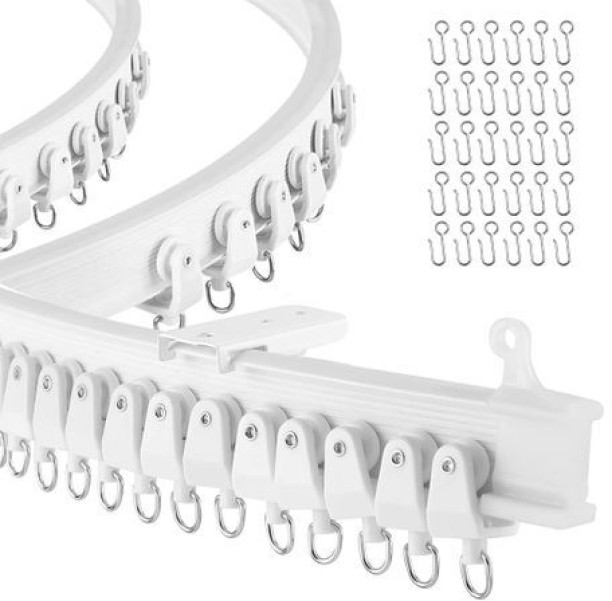 Chenshia White Rod Rail Bracket (3 m x 20 mm)