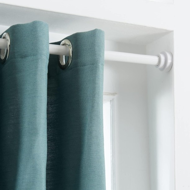 Bathlux White Curtain Rods (200 cm x 110 cm)