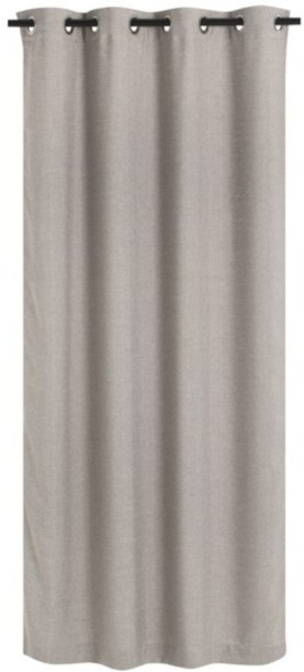Charms Sublime Eyelet Curtain - Platinum Blockout (140 cm x 225 cm) Blends Curtain