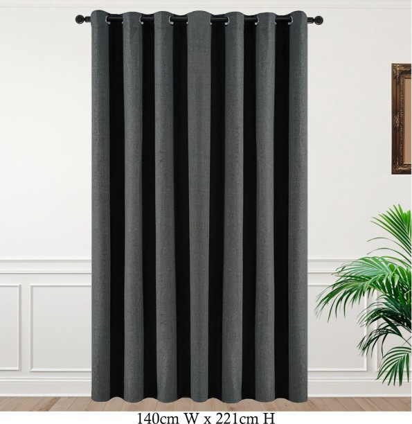 Matoc Designs 100% Blackout Dark Moss - Eyelet - 265cm W x 221cm H Blackout (140 cm x 221 cm) Blends Curtain