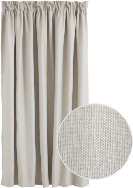 Classic Collection CQ Lisbon Taped Curtain Room Darkening (218 cm x 230 cm) Polyester Curtain