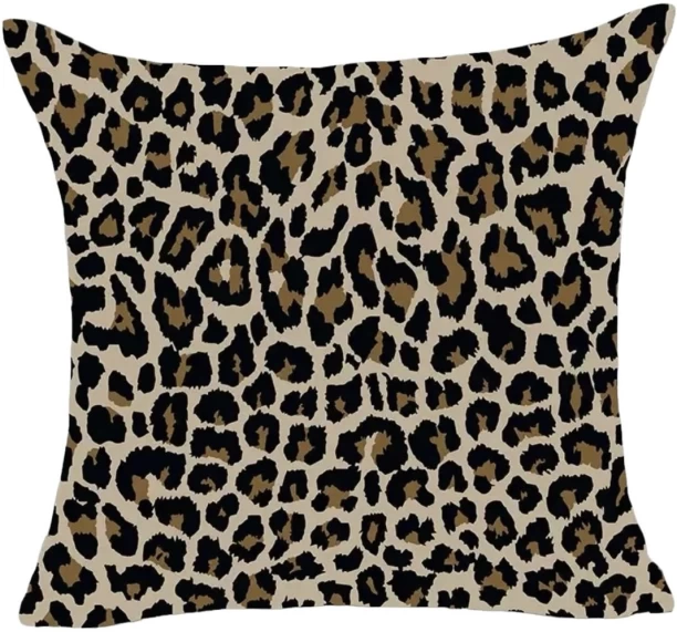 Wardrobenthings Tiger Ian Plush Animal Print Luxury Continental Cushion Cover Printed Cushions & Pillows Cover