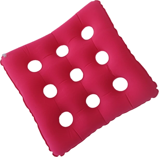 ALANES Anti Decubitus Wheelchair Seat Cushion - Rose Red Inflatable Sofa/Chair