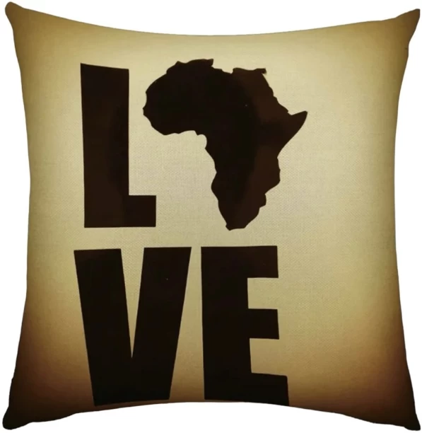 Wardrobenthings Plush Love African Print Luxury Continental Cushion Cover Printed Cushions & Pillows Cover