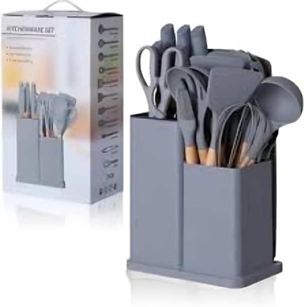 Generic 19 PCs silicone spoon Silicone Cutlery Set