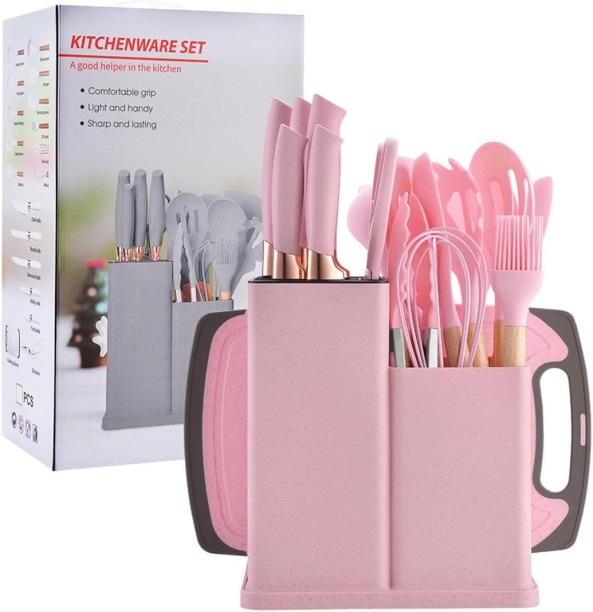 Generic 19 PCs silicone spoon Silicone Cutlery Set