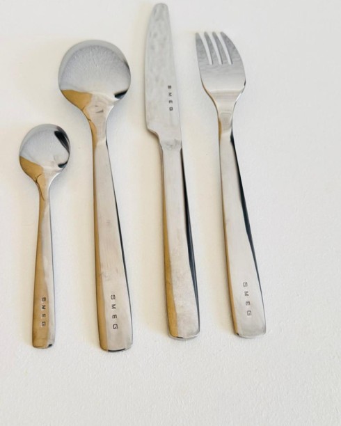 smeg Cutlery Set Disposable Steel Cutlery Set