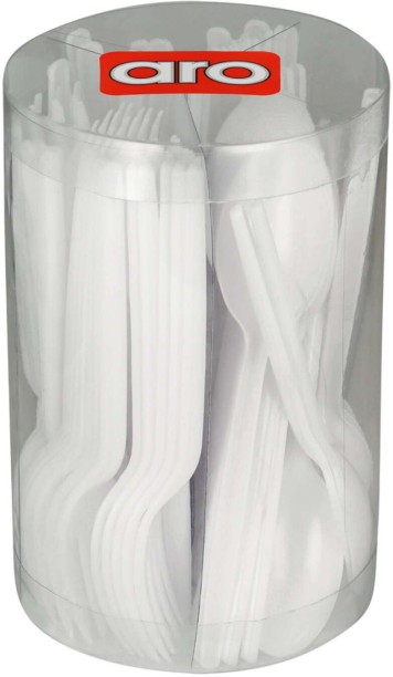 Aro Assorted Disposable Plastic Cutlery Set