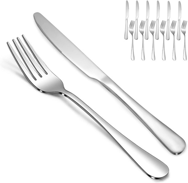 3Clicks Fork and Butter Knife Stainless Steel Cutlery Set