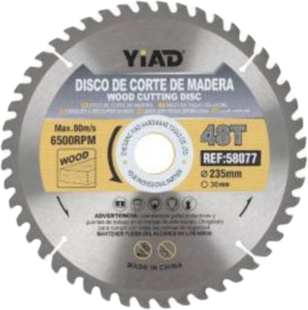 YiAD 58077 235mm Wood Cuttings Disc Wood Cutter