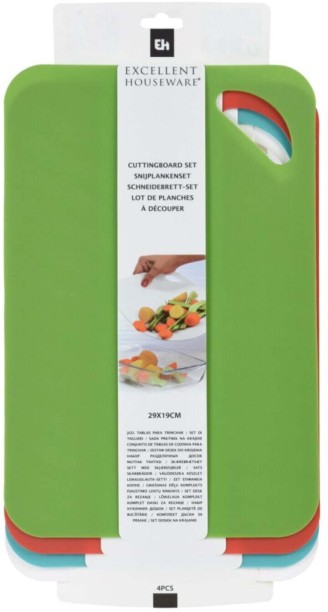 Excellent Houseware Flexible Set Polypropylene Cutting Board